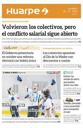 Cover of Diario Huarpe