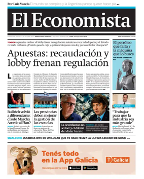 Cover of El Economista (Argentina)