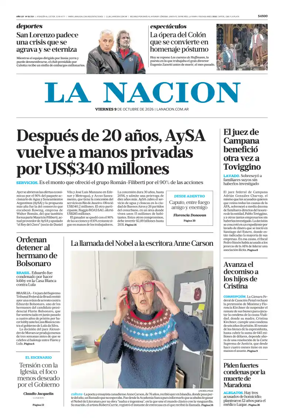 Cover of La Nacion