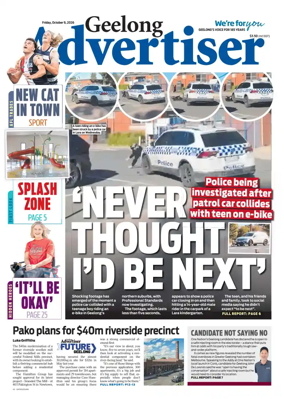 Cover of Geelong Advertiser