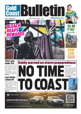 Cover of The Gold Coast Bulletin