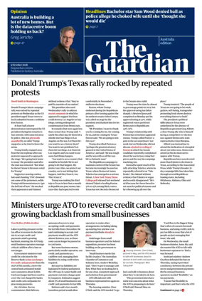 Cover of The Guardian Australia
