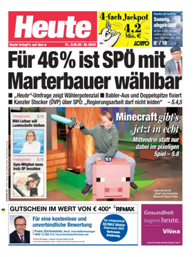Cover of Heute - Niederosterreich Ausgabe