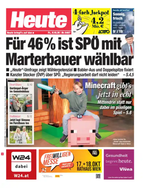 Cover of Heute - Wien Ausgabe