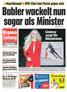 Cover of Kronen Zeitung