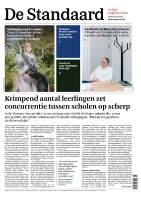 Cover of De Standaard