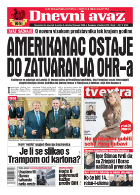 Cover of Dnevni avaz