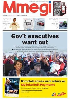 Cover of Mmegi