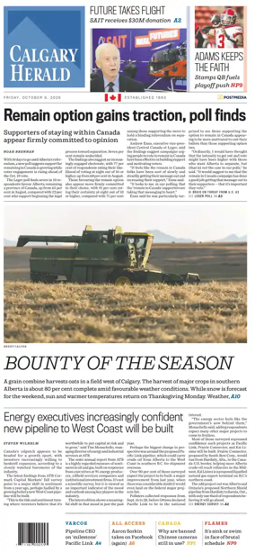 Cover of Calgary Herald