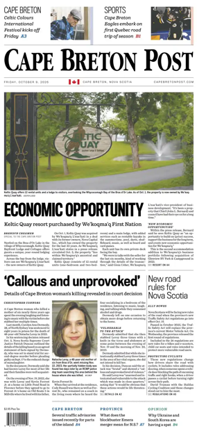 Cover of Cape Breton Post