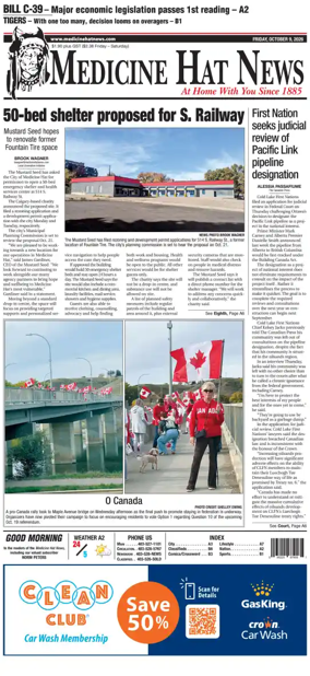 Cover of Medicine Hat News