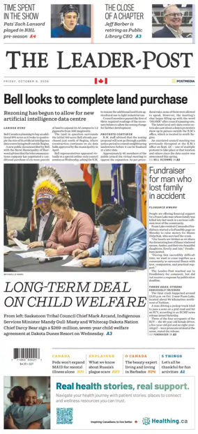 Cover of Regina Leader-Post