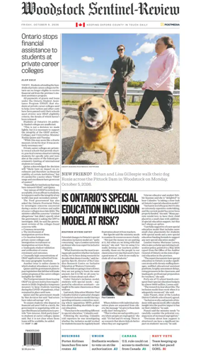 Cover of Sentinel-Review (Woodstock)