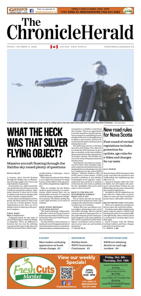 Cover of The Chronicle Herald (Provincial)
