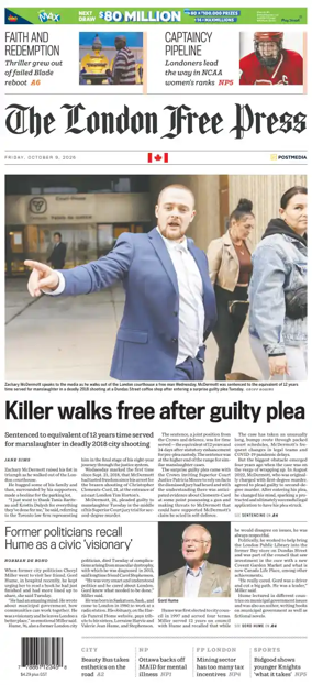 Cover of The London Free Press