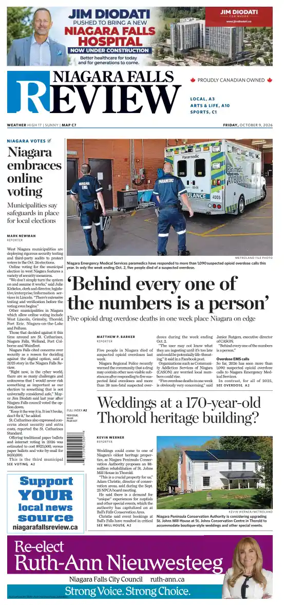 Cover of The Niagara Falls Review