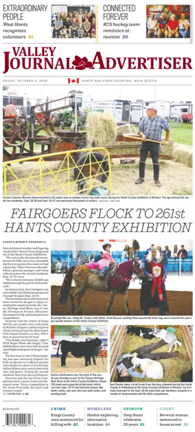 Cover of Valley Journal Advertiser