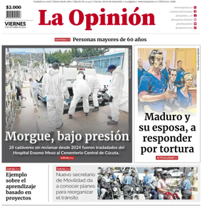 Cover of La Opinion