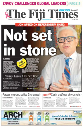 Cover of The Fiji Times