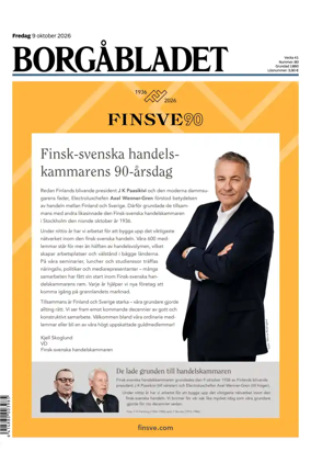 Cover of Borgabladet