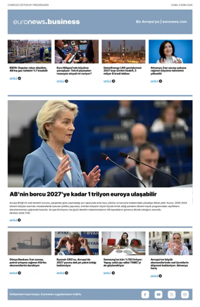 Cover of Euronews Business (Turkish) Compiled Editions