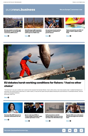 Cover of Euronews Business