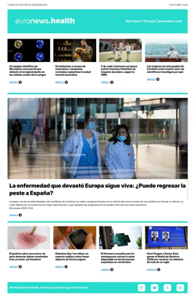 Cover of Euronews Health (Spanish) Compiled Edition