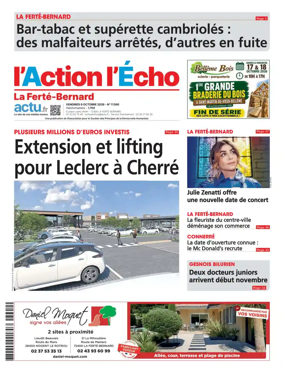Cover of l'Action l'Echo (La Ferte-Bernard)
