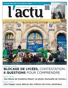 Cover of L'actu