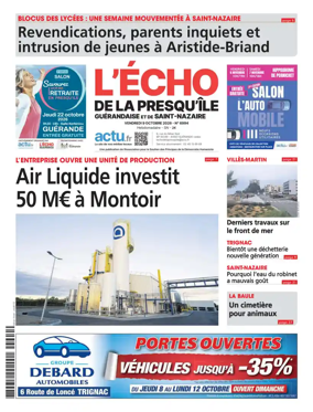 Cover of L'Echo de la Presqu'ile (SN)