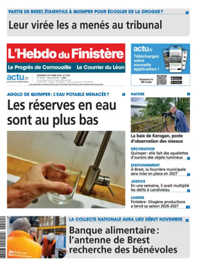 Cover of L'Hebdo du Finistere - Le Progres de Cornouaille Le Courrier du Leon