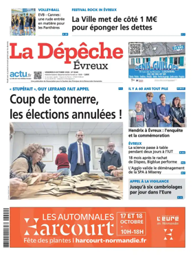 Cover of La Depeche Evreux