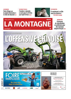 Cover of La Montagne (Moulins)