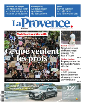 Cover of La Provence Marseille