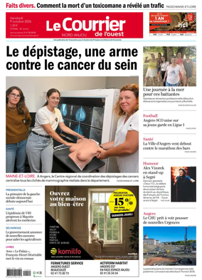 Cover of Le Courrier de l’Ouest (Nord Anjou)