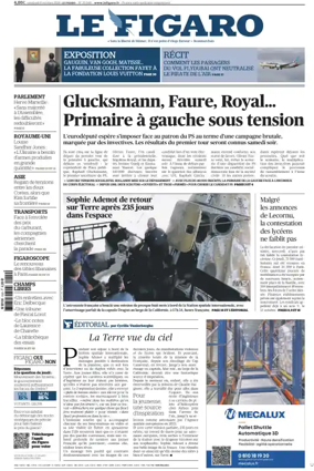 Cover of Le Figaro