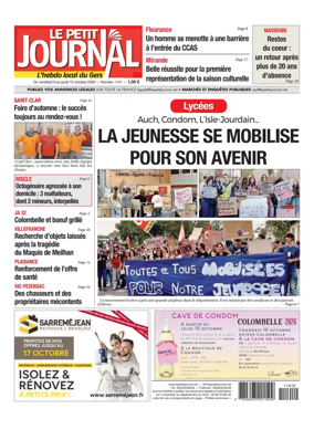 Cover of Le Petit Journal - L'hebdo local du Gers