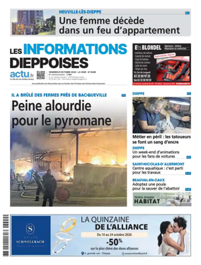 Cover of Les Informations Dieppoises