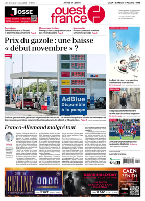 Cover of Ouest France (Caen - Bayeux - Falaise - Vire)