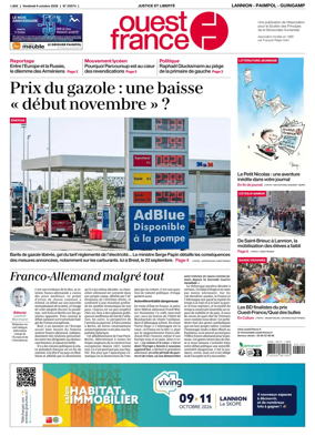 Cover of Ouest-France (Lannion / Paimpol / Guingamp)