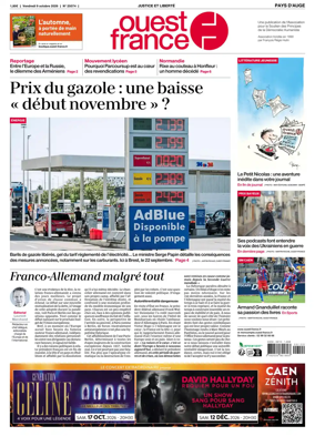 Cover of Ouest France (Pays d'Auge)