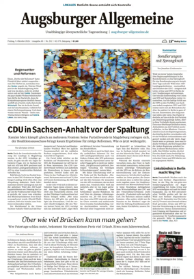 Cover of Augsburger Allgemeine (Ausgabe Stadt)