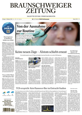 Cover of Braunschweiger Zeitung (Peine)
