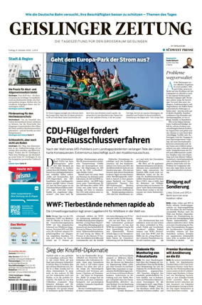 Cover of Geislinger Zeitung