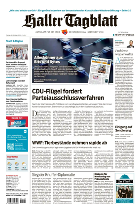 Cover of Haller Tagblatt