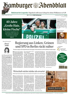 Cover of Hamburger Abendblatt (Hamburg)