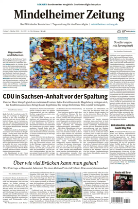 Cover of Mindelheimer Zeitung