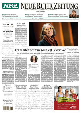 Cover of Neue Rhein Zeitung (Duisburg)