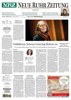 Cover of Neue Rhein Zeitung (Essen)