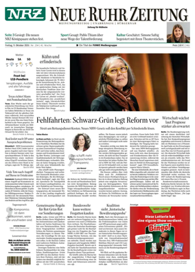 Cover of Neue Rhein Zeitung (Mulheim an der Ruhr)